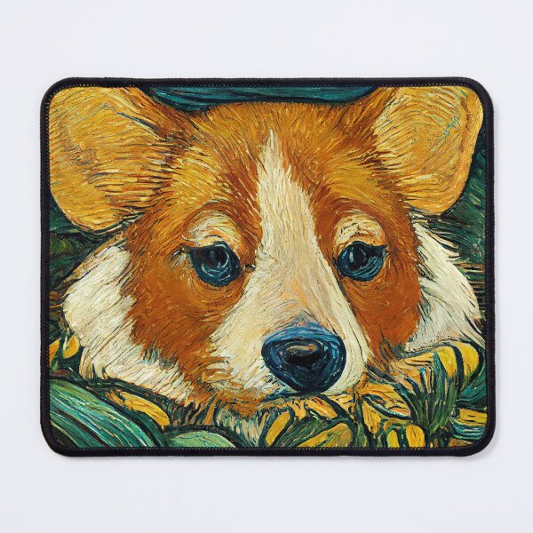 Item preview, A Corgi Van Gogh designed and sold by MondoFantasIA.