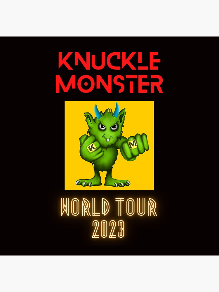 Disover Knuckle Monster World Tour 2023 Tote Bag