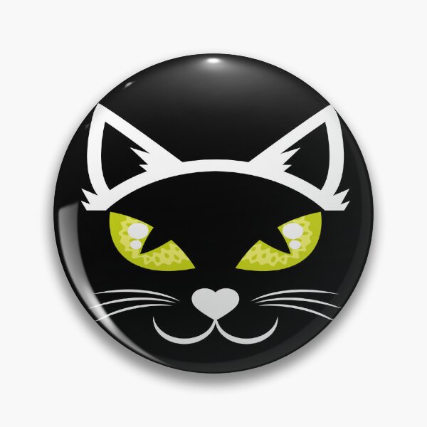 Item preview, Face of a white cat with a watchful expression designed and sold by The-Blue-Feline.