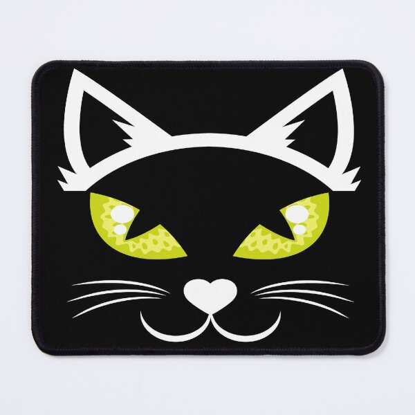 Item preview, Face of a white cat with a watchful expression designed and sold by The-Blue-Feline.