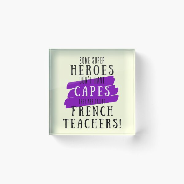 Item preview, Best French Teacher Appreciation Gift  designed and sold by superteachers.