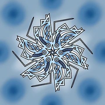 Artwork thumbnail, Karambit Snowflake by RayRayViolet