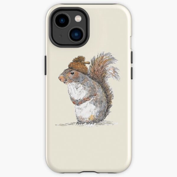 Squirrel with an Acorn Hat iPhone Tough Case