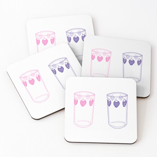 Item preview, Nana anime strawberry glasses (pink and purple) designed and sold by littleaxii.