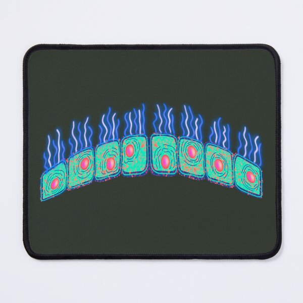 Item preview, Comic cuboid cells, blue version, grey background designed and sold by Osher-BioArt.