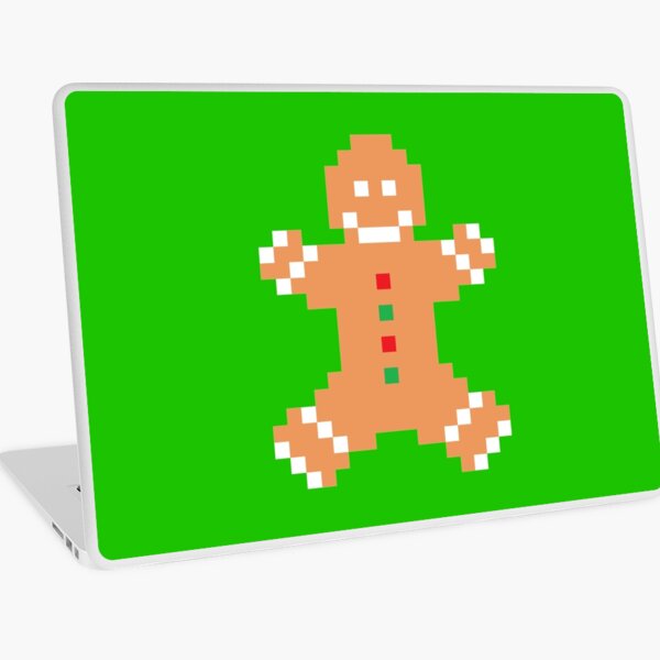 Pixel art natal gingerbread man ícone de vetor de biscoito de natal para  jogo de 8 bits em fundo branco