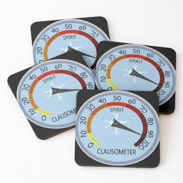 Aperçu de l'œuvre Elf Clause-o-meter (mesure l'esprit de Noël) créée et vendue par Soulfate.