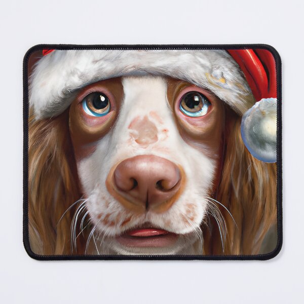 Item preview, Christmas Irish Red and White Setter designed and sold by ZenEverAI.