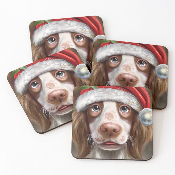 Item preview,  Christmas Irish Red and White Setter  designed and sold by ZenEverAI.