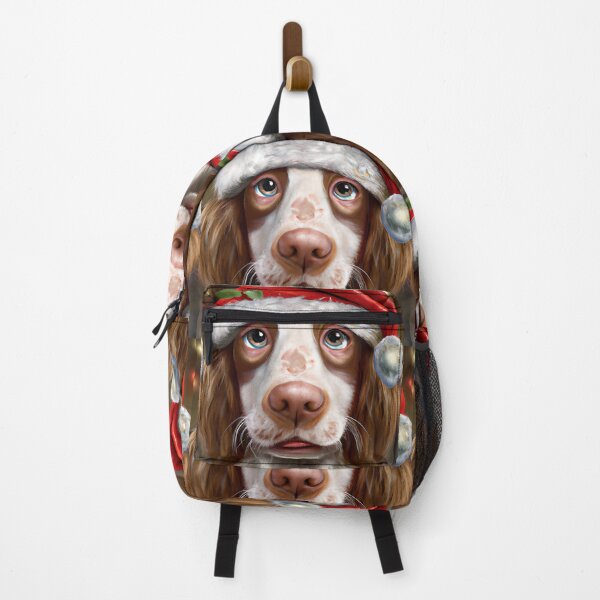 Item preview, Christmas Irish Red and White Setter designed and sold by ZenEverAI.