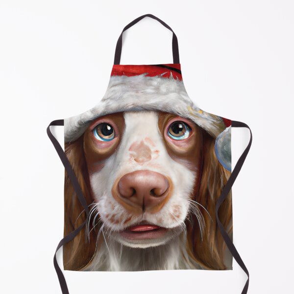 Item preview, Christmas Irish Red and White Setter designed and sold by ZenEverAI.