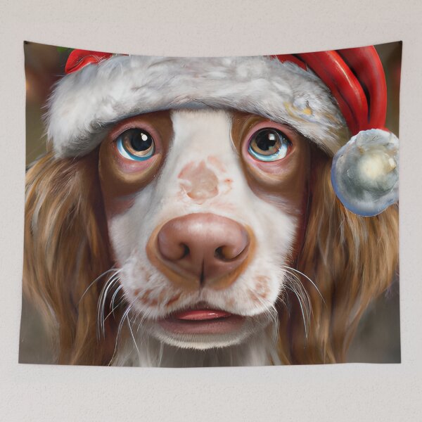 Item preview,  Christmas Irish Red and White Setter  designed and sold by ZenEverAI.