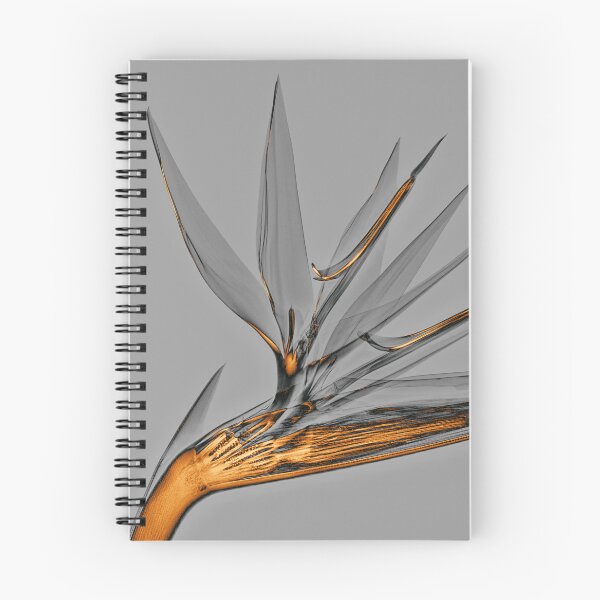 Item preview, Orange and gray flower, Strelizia designed and sold by Lanuma.