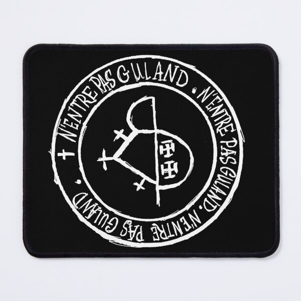 Item preview, Dark and Gritty Seal of Guland (white on black) designed and sold by Michael Stewart.