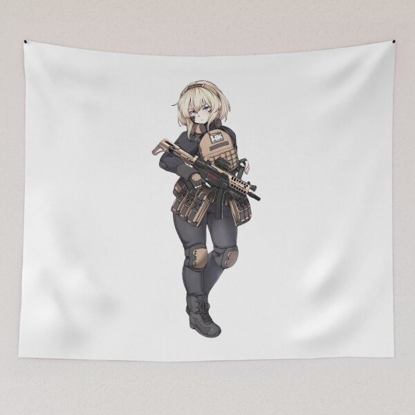 Item preview, Military Anime Girl designed and sold by kittiescuties.