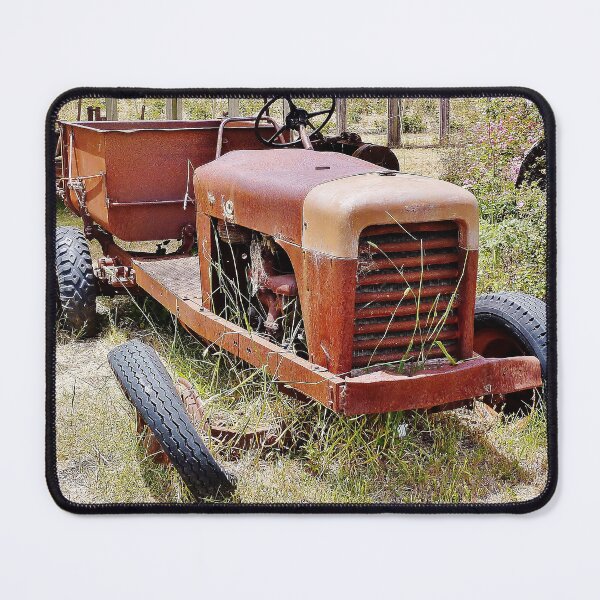 Item preview, Old Farm Vehicle with Tire Off designed and sold by Martha Sherman.