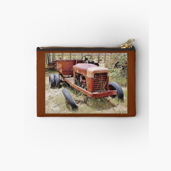 Item preview, Old Farm Vehicle with Tire Off designed and sold by Martha Sherman.