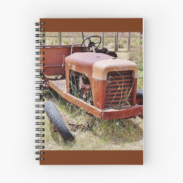 Item preview, Old Farm Vehicle with Tire Off designed and sold by Martha Sherman.