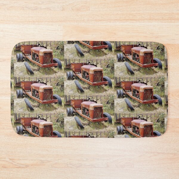 Item preview, Old Farm Vehicle with Tire Off designed and sold by Martha Sherman.