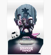 Stranger Things Silhouette Poster