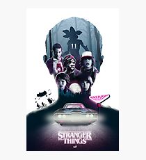 Stranger Things Silhouette Photographic Print