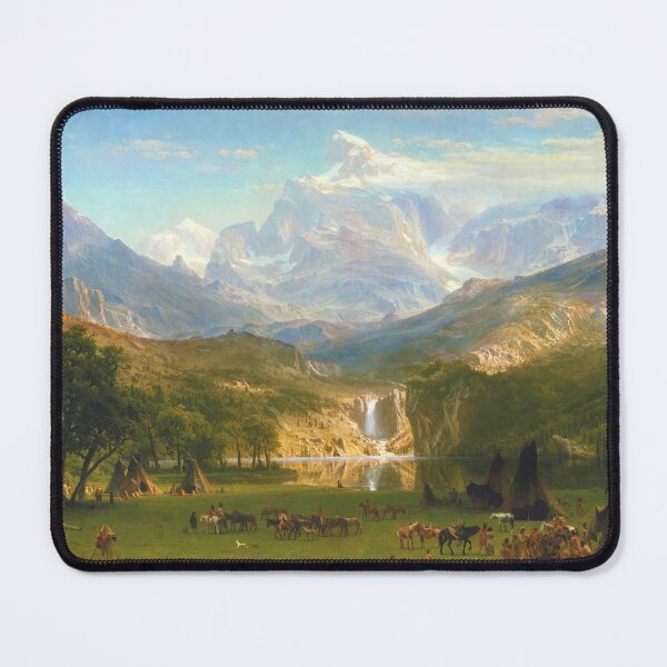 Item preview, The Rocky Mountains, Lander's Peak by Albert Bierstadt: Painting Artwork Enhanced For Brighter Colors  designed and sold by MonochromaKey.