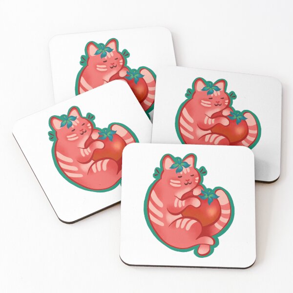 Item preview, Sleepy Tomato Cat  designed and sold by inkohitpsd.