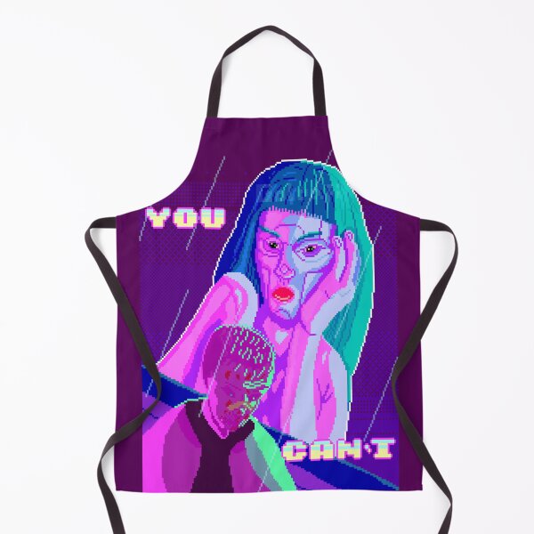 Item preview, You Can't - Cyberpunk - Pixelated Blade Runner inspired designed and sold by goleafi.