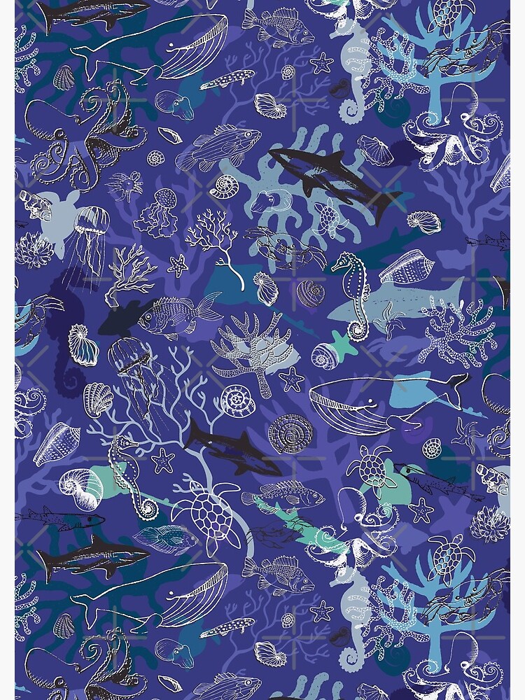 Ocean Colour Scene - blue - Nautical design by Cecca Designs by Cecca-Designs