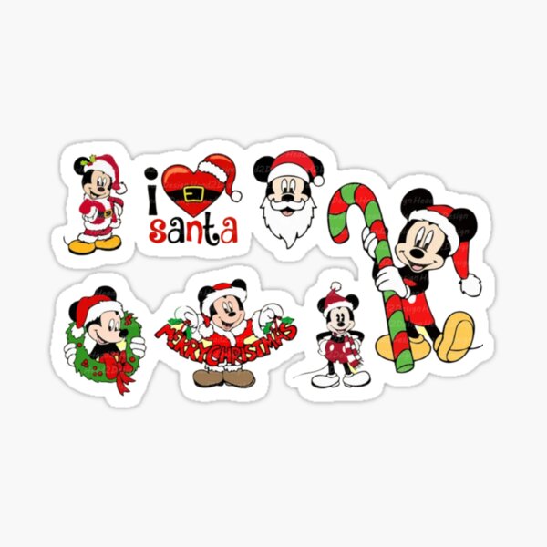 Disney Coaster Set - Nordic Winter Mickey Mouse Holiday Phrasing