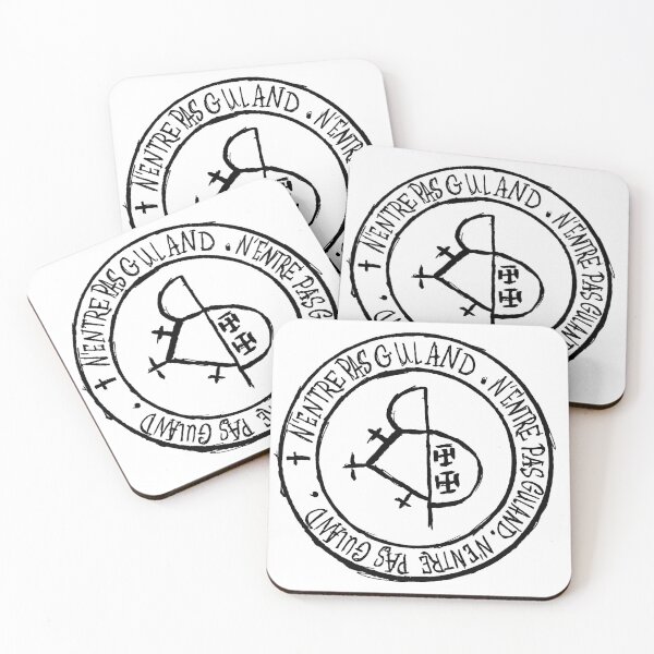 Item preview, Dark and Gritty Seal of Guland (black on white) designed and sold by Michael Stewart.