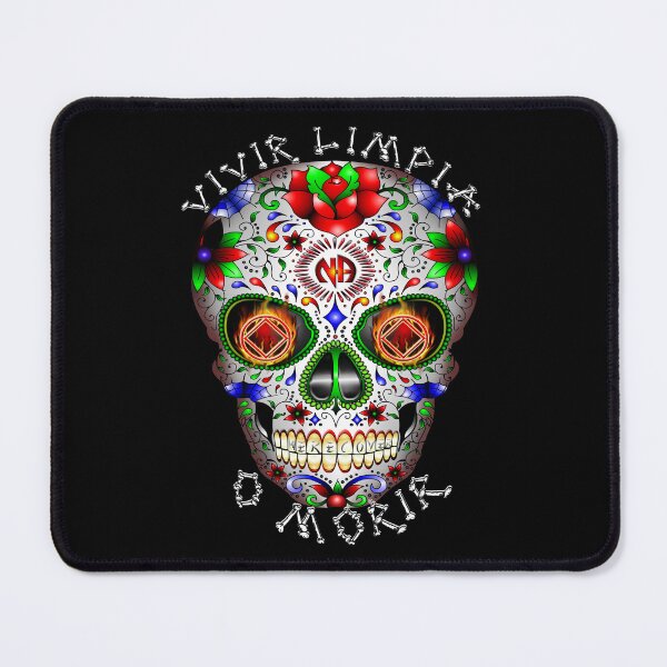 Item preview, NA Sugar Skull Vivir Limpia O Morir designed and sold by NA-WEARS.