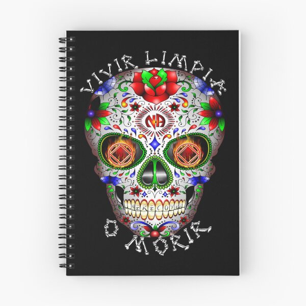 Item preview, NA Sugar Skull Vivir Limpia O Morir designed and sold by NA-WEARS.
