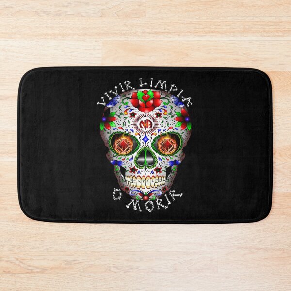 Item preview, NA Sugar Skull Vivir Limpia O Morir designed and sold by NA-WEARS.