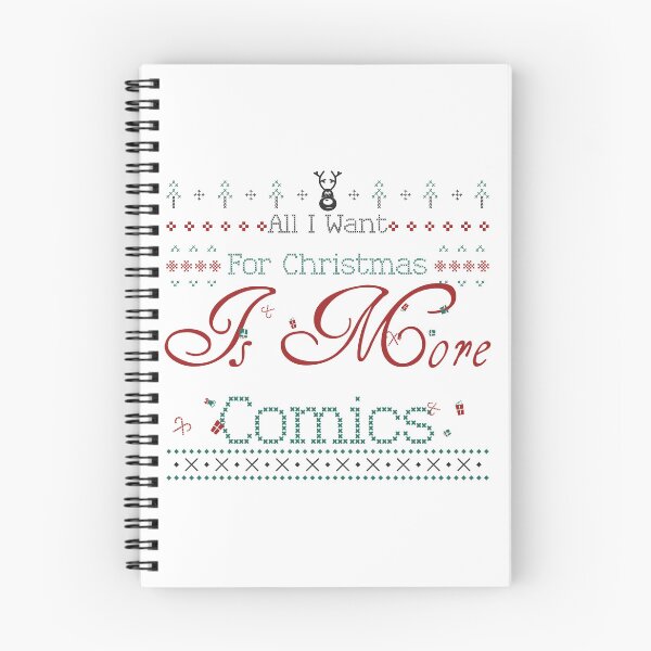 Aperçu de l'œuvre Tout ce que je veux pour Noël, c'est plus de bandes dessinées créée et vendue par writeabledreams.
