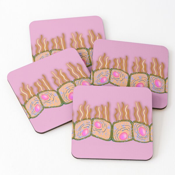 Item preview, Curly cuboid cell culture, pink background designed and sold by Osher-BioArt.