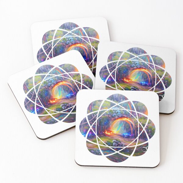 Item preview, Rainbow Portal Mandala  designed and sold by LadyLunaStar.