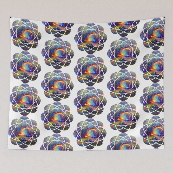 Item preview, Rainbow Portal Mandala  designed and sold by LadyLunaStar.