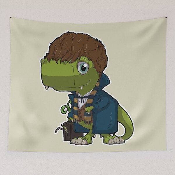 Aperçu de l'œuvre Dino magizoologiste créée et vendue par DinoTropolis.