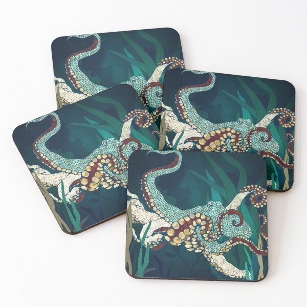 Item preview, Metallic Octopus V designed and sold by spacefrogdesign.
