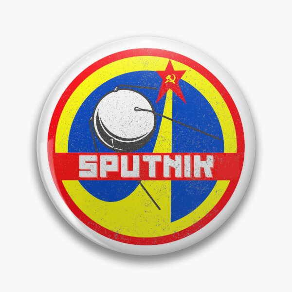 Item preview, Retro Sputnik 1 Mission Patch designed and sold by ASwissBear.