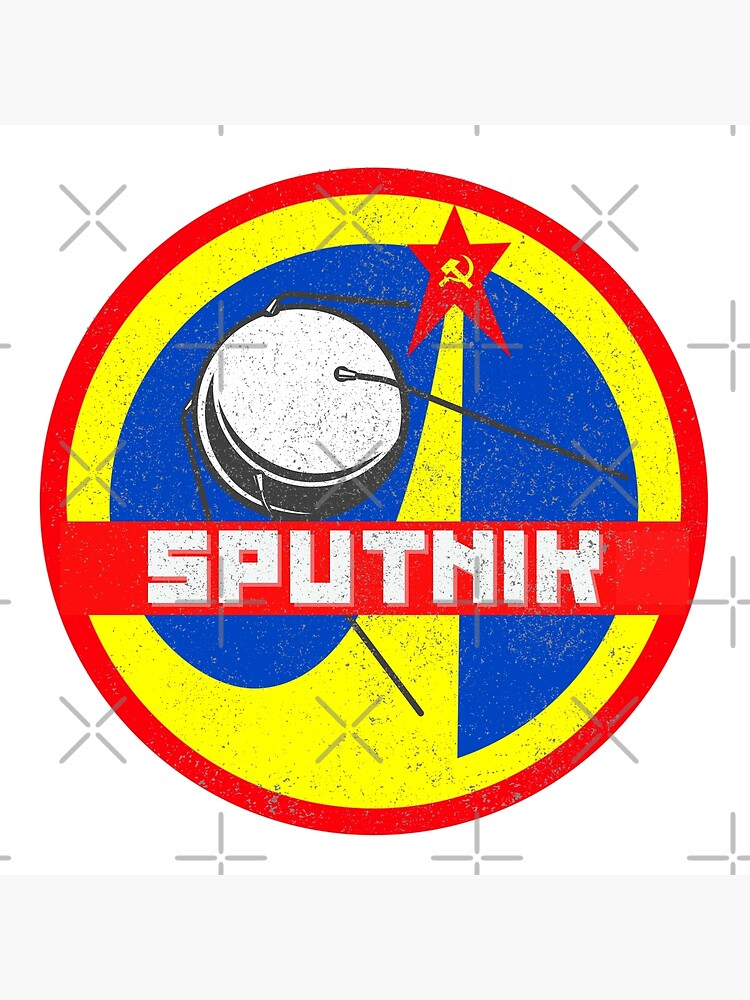 Retro Sputnik 1 Mission Patch | Poster