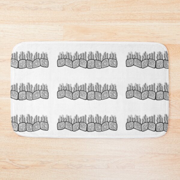 Item preview, Curly cuboid cell culture, BLACK AND WHITEversion designed and sold by Osher-BioArt.