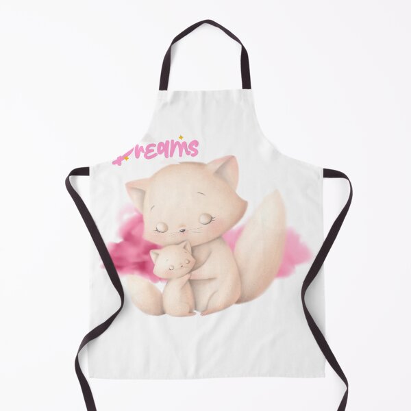 Item preview, Cuddeling Cats, Cute Fluffy Mom And Kitten Cuddeling, Pink Dreams Sleeping designed and sold by adembulut.