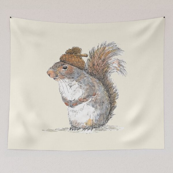 Item preview, Squirrel with an Acorn Hat designed and sold by Dan Tabata.