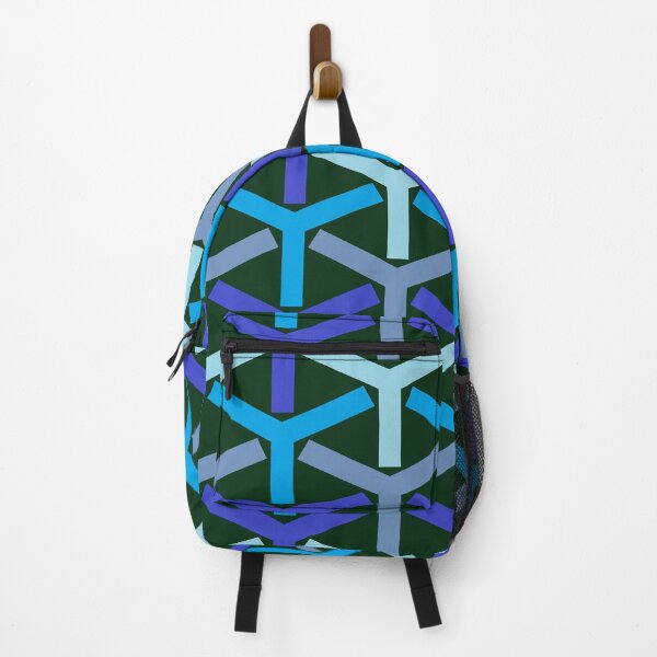 Item preview, Y Repeating Pattern - Cool Colors - Dark Green Background designed and sold by hendrickssdh.
