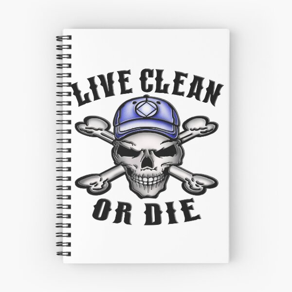 Item preview, NA Live Clean Or Die Skully designed and sold by NA-WEARS.