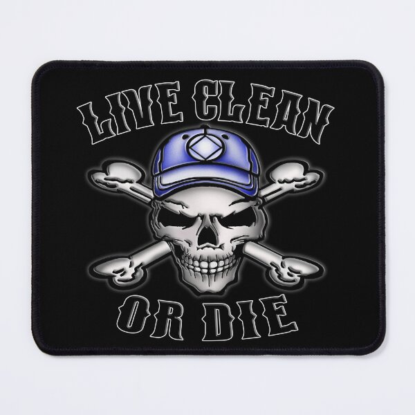 Item preview, NA Live Clean Or Die Skully designed and sold by NA-WEARS.
