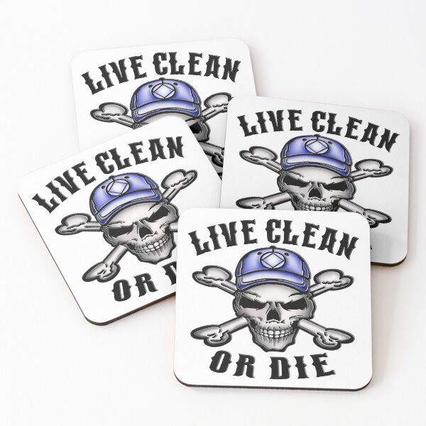 Item preview, NA Live Clean Or Die Skully designed and sold by NA-WEARS.