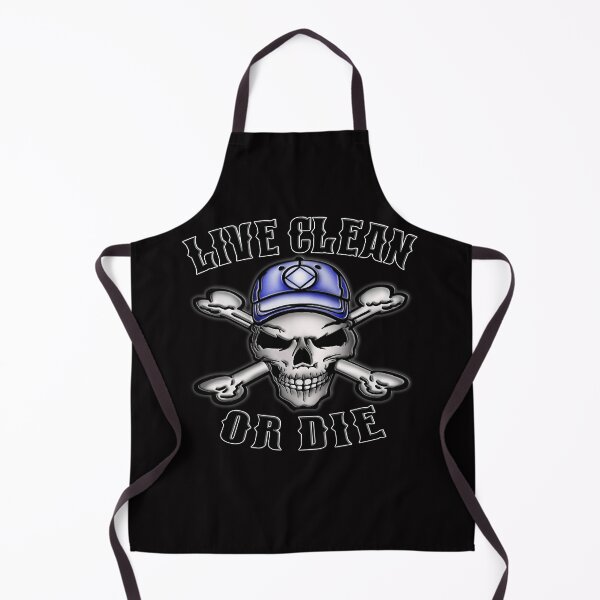 Item preview, NA Live Clean Or Die Skully designed and sold by NA-WEARS.